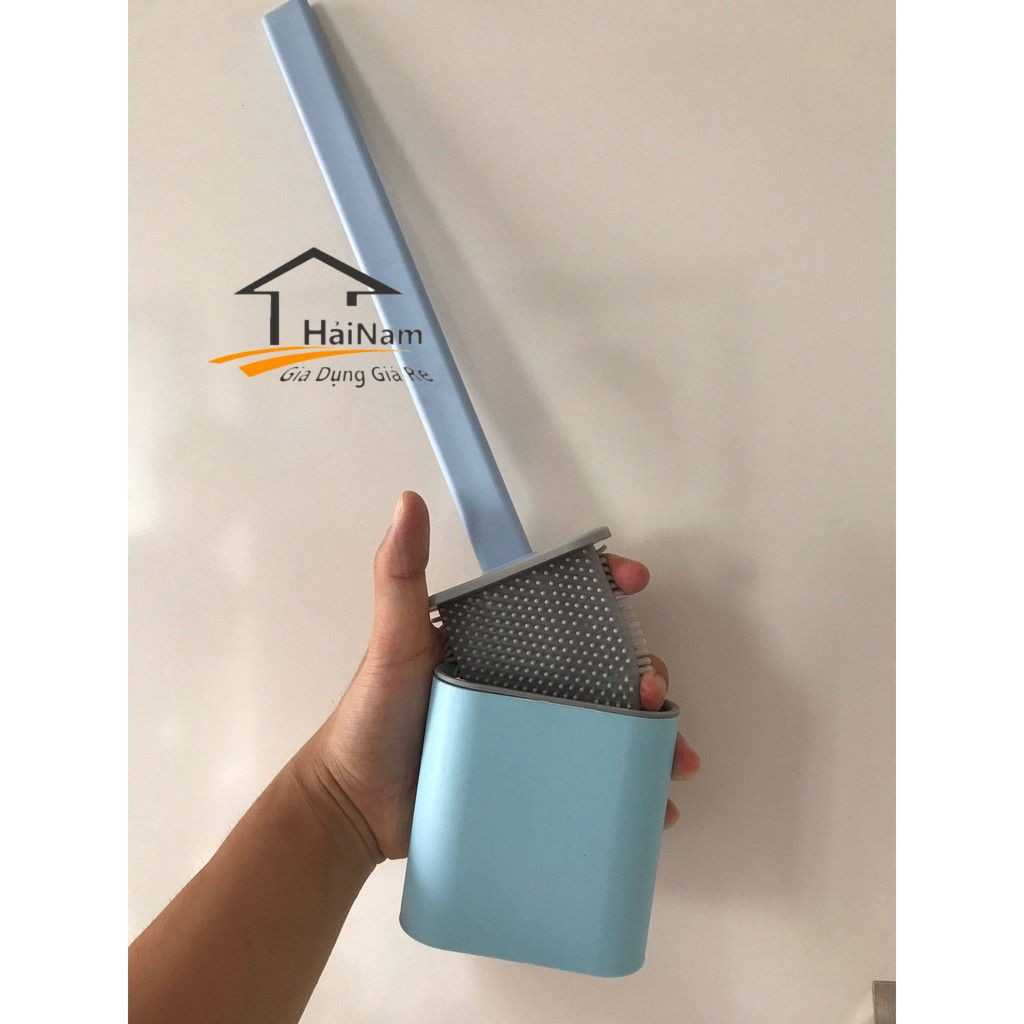 ⭐FREESHIP⭐ Chổi vệ sinh nhà tắm, cọ silicon vệ sinh bồn cầu toilet Pulito