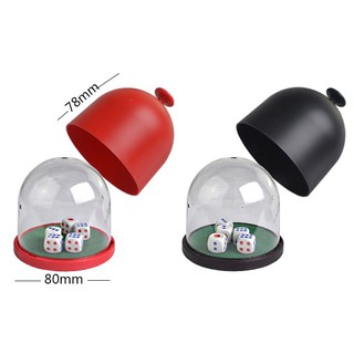 Bộ lắc xí ngầu có nắp che nhựa trong tránh thất lạc xí ngầu, tặng 05 xúc xắc, mẫu số 4