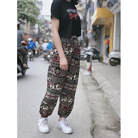 Quần lanh dài bo gấu, mềm, mát