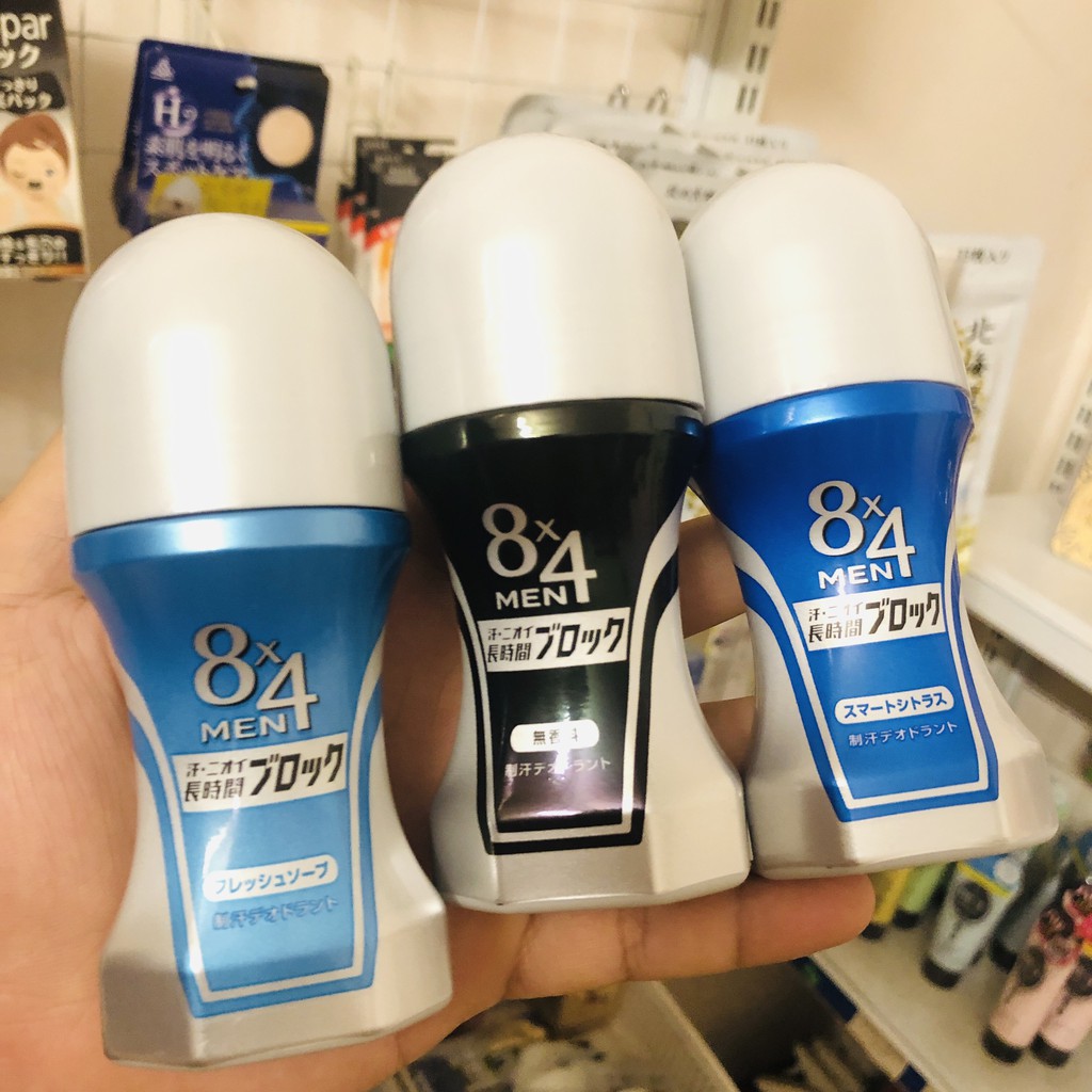 Lăn khử mùi cho nam Kao 8x4 Men (60ml) | BigBuy360 - bigbuy360.vn