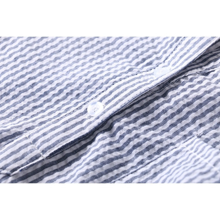 Áo sơ mi nữ kẻ sọc màu xanh Sm84