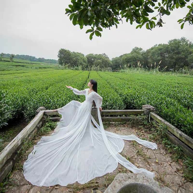 SẴN Bạch nương tử 12m hình thật màu trắng