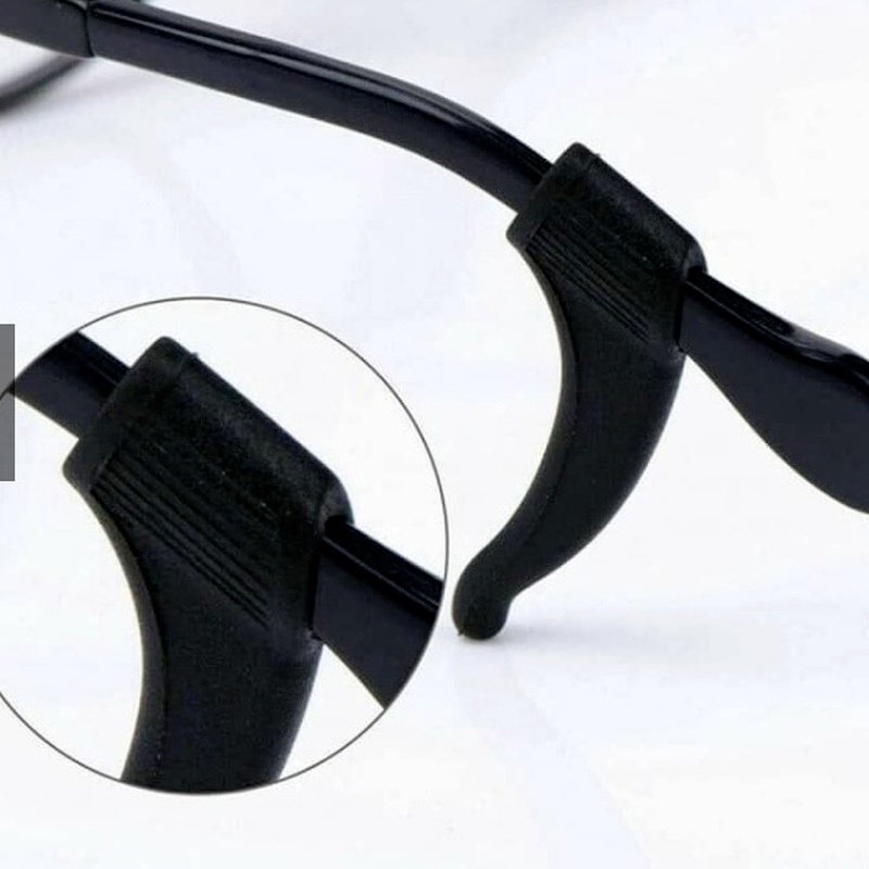 Giá đỡ mắt kính bằng silicon mềm trong suốt chống trượt tiện dụng