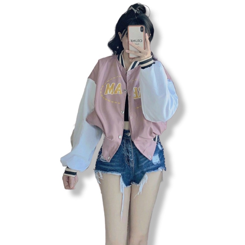 Áo Khoác Bomber Cúc Bấm 2 Lớp Form Siêu Đẹp - ĐĂNG QUANG CLOTHER