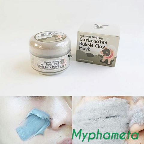 Mặt Nạ Elizavecca Milky Piggy Carbonated Bubble Clay Mask Thải Độc Và Căng Bóng Da