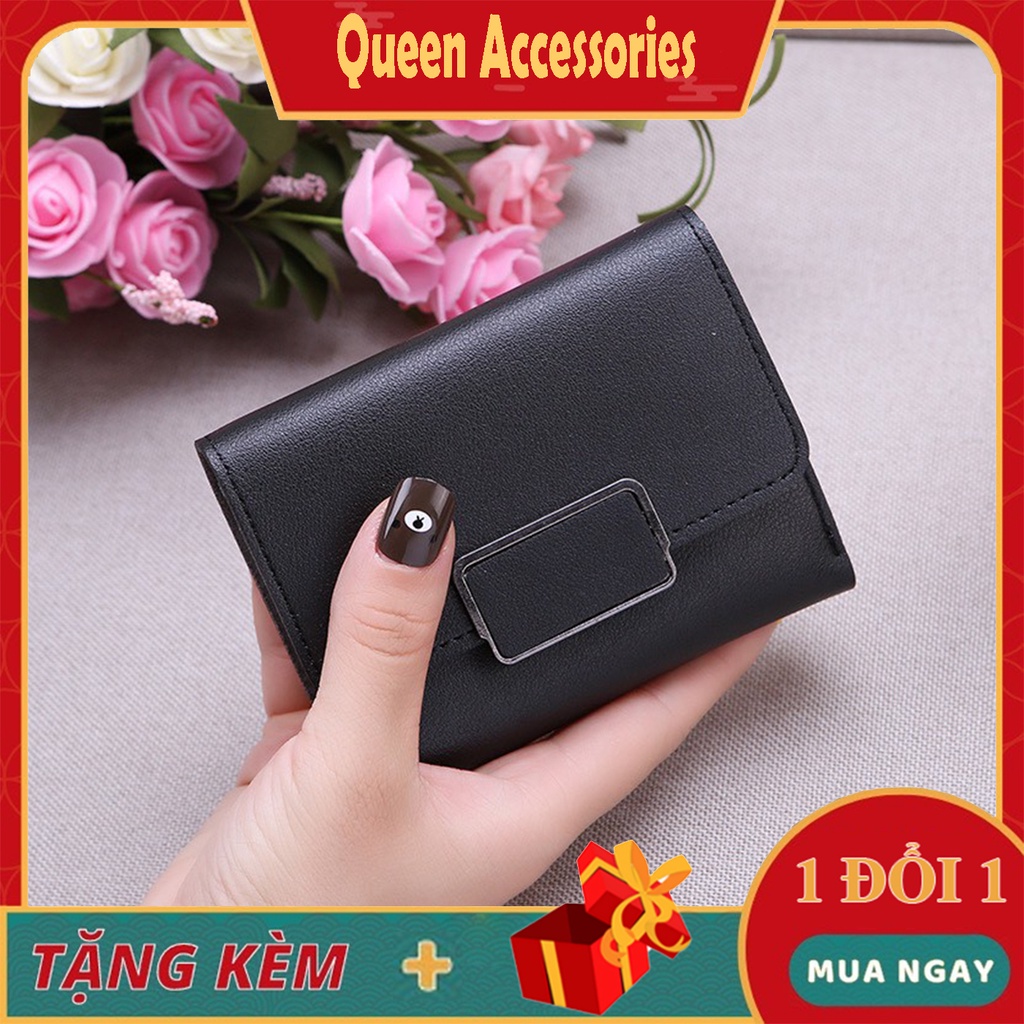 Bóp Ví FOREVER YOUNG Cầm Tay Nút Bấm Vuông Mini Nhỏ Gọn Cực Đẹp