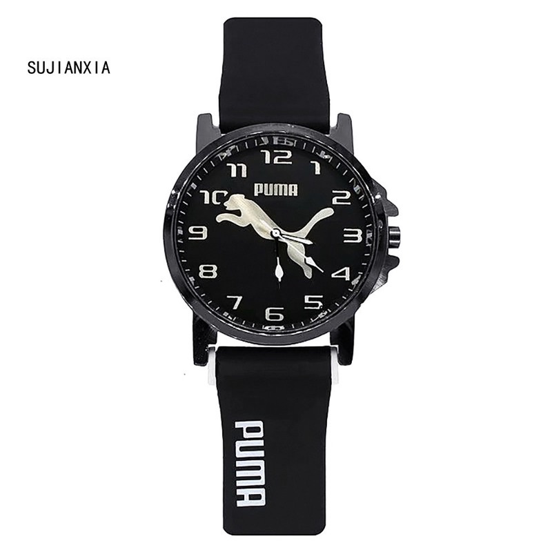 Đồng Hồ Thể Thao Dây Silicone Mặt Tròn Cho Nam PUMA