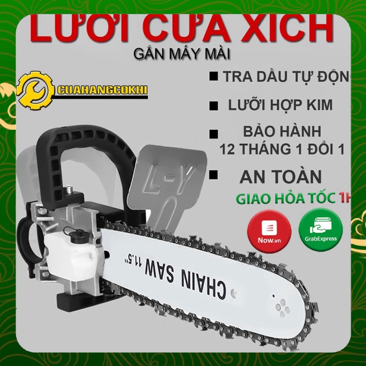 Lưỡi cưa xích gắn máy mài cầm tay - bảo hành 12 tháng .