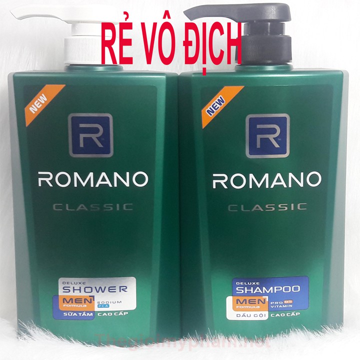 Tắm Và Gội Romano 650g Classic