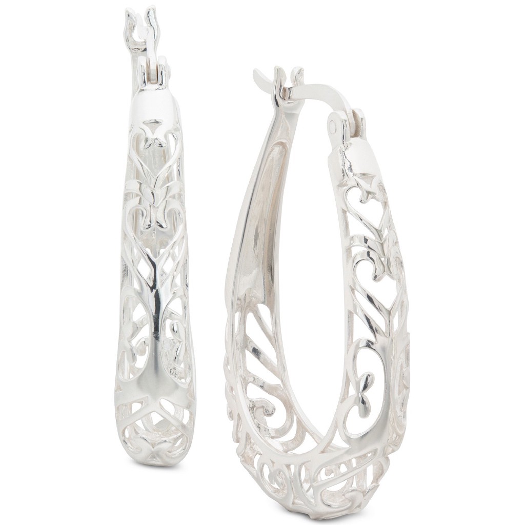 Khuyên tai nữ hình trái tim thời trang