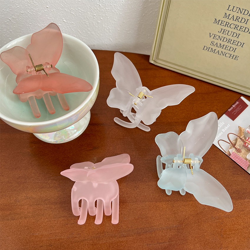 Kẹp Tóc Hình Bướm 3D Sống Động Phong Cách Hàn Quốc