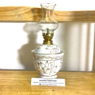 Đèn Dầu Thờ Ngọc Trắng Cao Cấp.