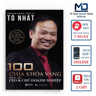 [Mã LT50 giảm 50k đơn 250k] Sách Kỹ Năng - 100 Chìa Khoá Vàng Dành Cho Ceo Và Chủ Doanh Nghiệp - Đọc Kèm Apps - Bizbooks
