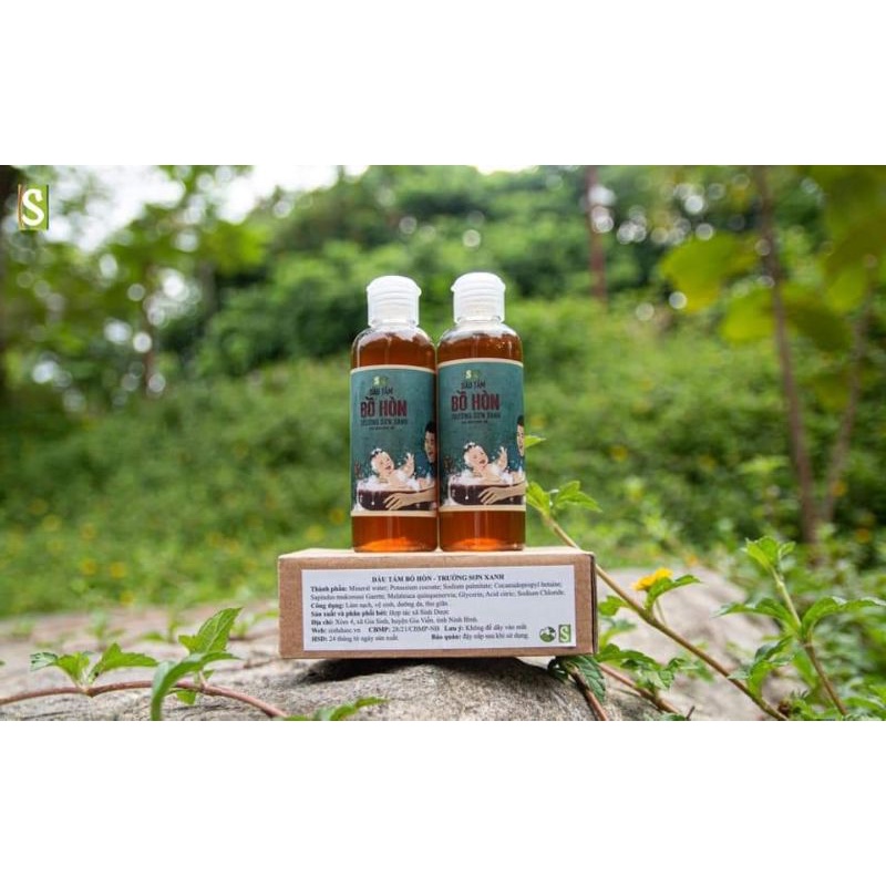 [CHÍNH HÃNG] Dầu tắm Trẻ em Bồ Hòn HTX Sinh Dược 100ml- sữa tắm cho trẻ em 100% từ thiên nhiên An Lành cho bé