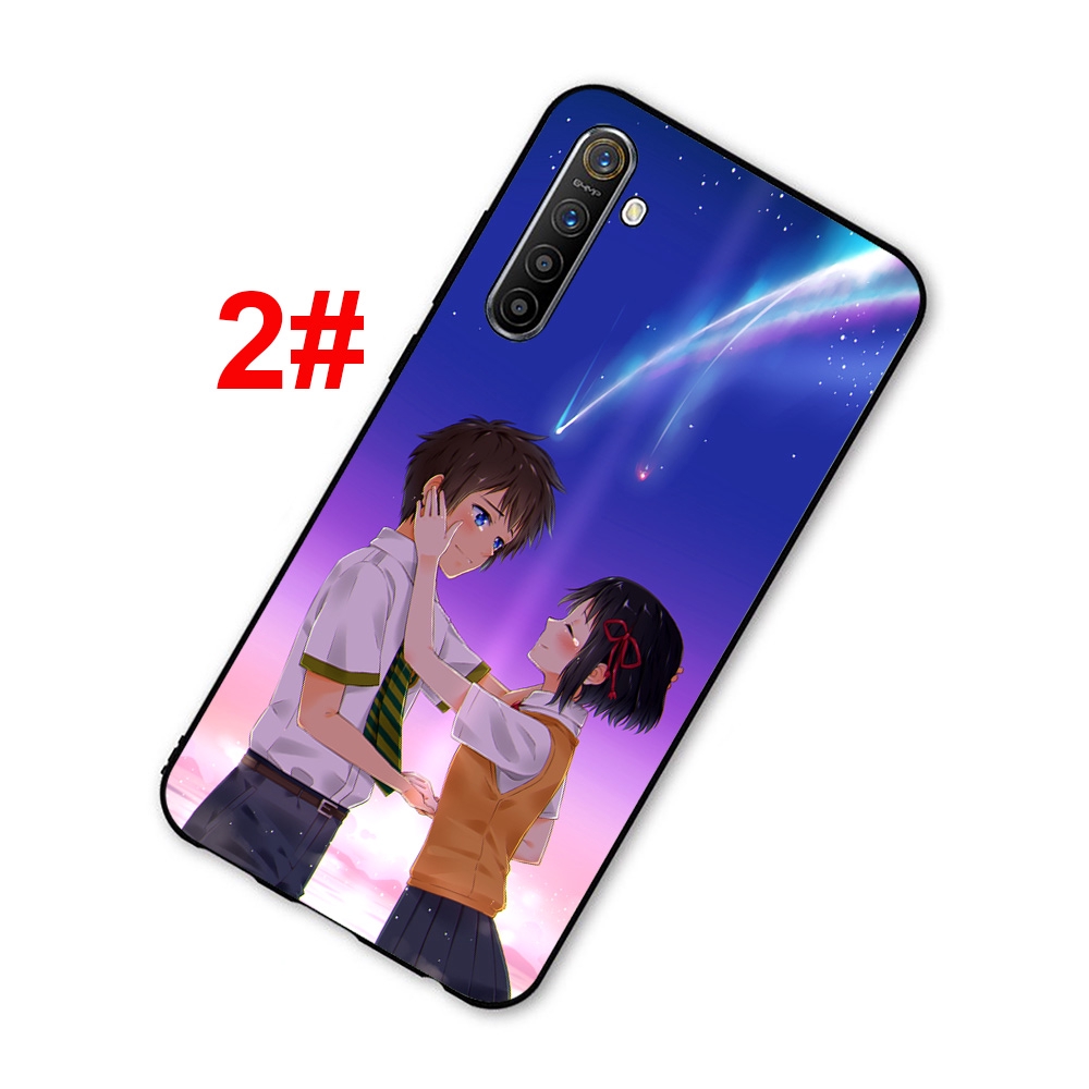 Ốp điện thoại silicon mềm họa tiết cô cậu bé phim anime Your Name 86F cho OPPO Reno 3 Pro K3 Realme 5i 5s X X50