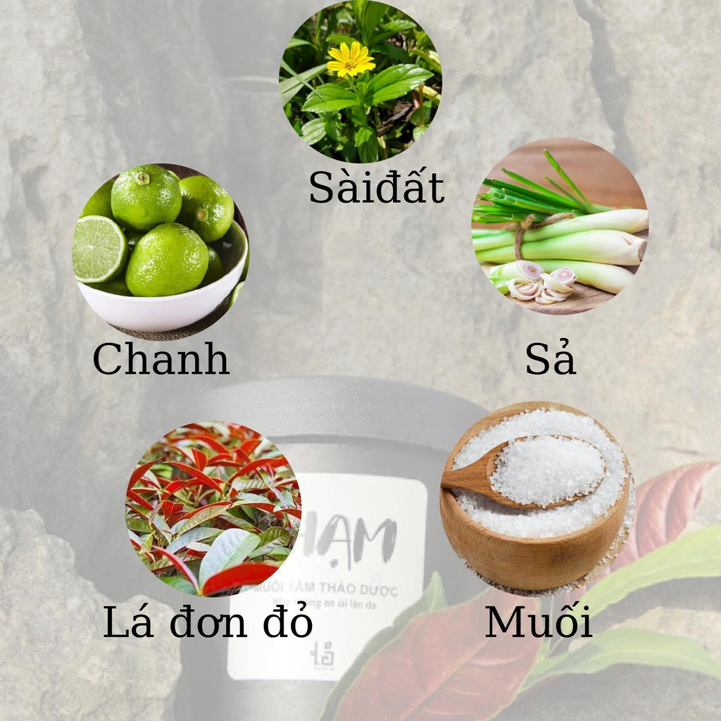 Muối tắm thảo dược - Chạm