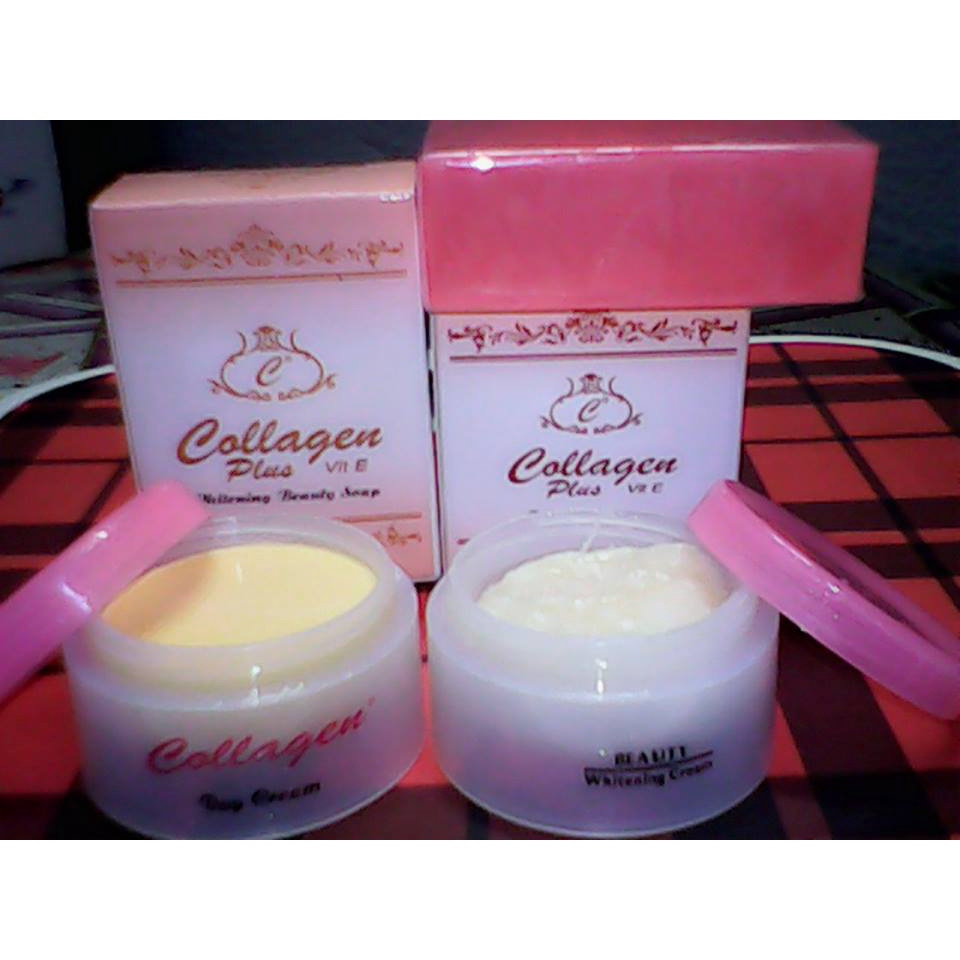 [Sỉ-Rẻ] Combo Xà phòng rửa mặt - Kem ngày và đêm Collagen Plus Vit E 701 - PN [Lẻ-Sỉ]