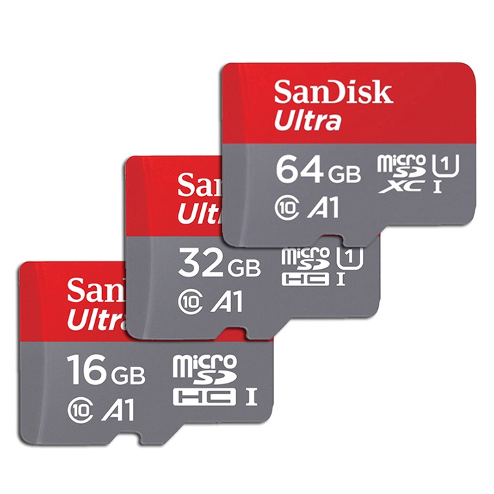 Thẻ Nhớ MicroSD SanDisk Ultra 16GB -  Hàng nhập khẩu - Bảo Hành 5 năm