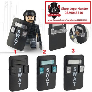 Army Swat Accessory Phụ kiện minifigures Khiên - lá chắn chống đạn của cảnh sát đặc nhiệm
