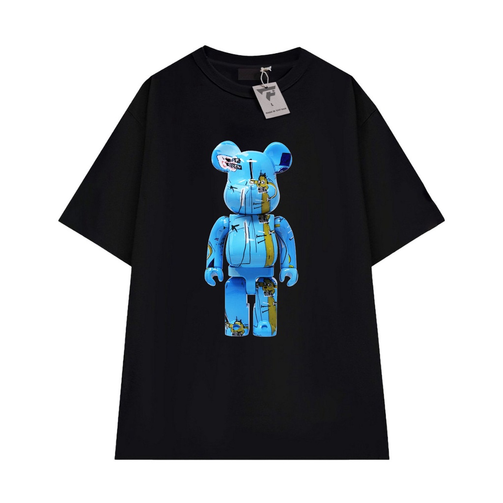 Áo thun unisex nam nữ form rộng in gấu dễ thương vải mát FPLUS FP78