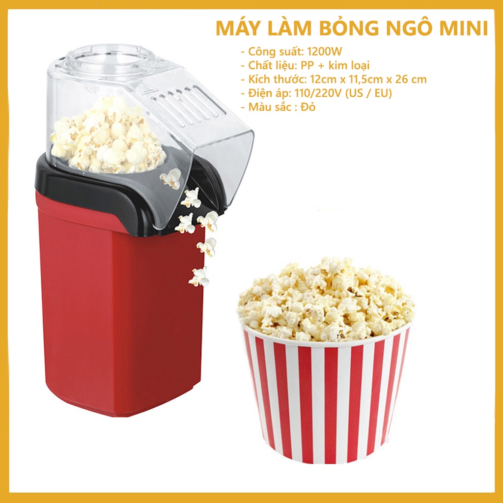 Máy nổ bỏng ngô, máy nổ bỏng bắp rang bơ bằng điện, làm tại