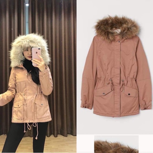 [HÀNG CÓ SẴN] Áo Parka H&M Chính Hãng Lót Lông 100% Mẫu Mới 2020