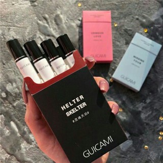 Nước hoa Guicami đen hộp thuốc 4 chai xịt nhỏ mini cực thơm