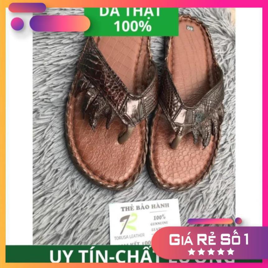 Dép Nam Da Cá Sấu Thật Đẳng Cấp Dành Cho Phái Mạnh Sale 11 -op1 ' ' |