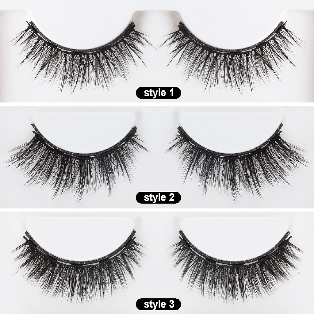 Bộ 3 Cặp Lông Mi Nam Châm Tự Nhiên MAANGE Và Dụng Cụ Gắn Không Cần Keo 50g