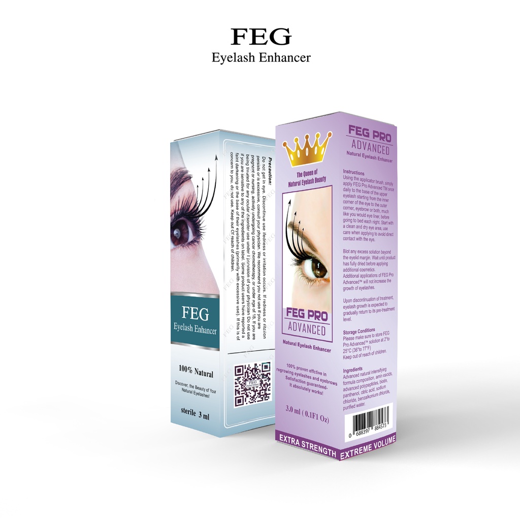 [CHÍNH HÃNG] Combo dưỡng mi FEG Eyelash Enhancer - Pro Advanced-Dưỡng mi dài cong tự nhiên phục hồi mi chắc khỏe | BigBuy360 - bigbuy360.vn