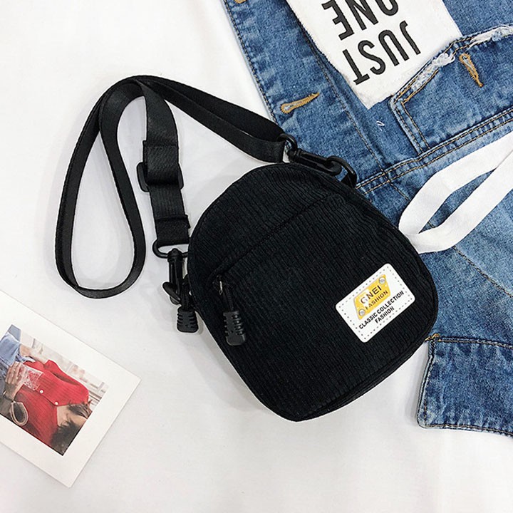 TÚI ĐEO CHÉO MINI NỮ VẢI NHUNG