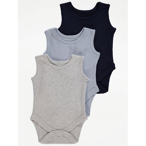 Set 3 body Ba lỗ George UK mềm và mát