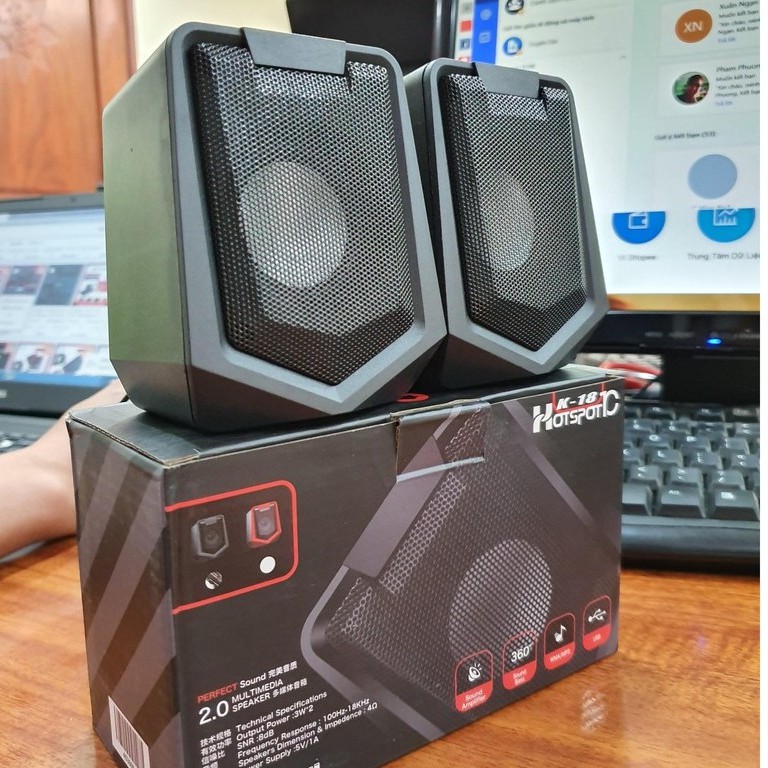 [Mã ELHACE giảm 4% đơn 300K] Loa máy tính Multimedia speaker 2.0 K18/k21 ... Sản phẩm chính hãng !