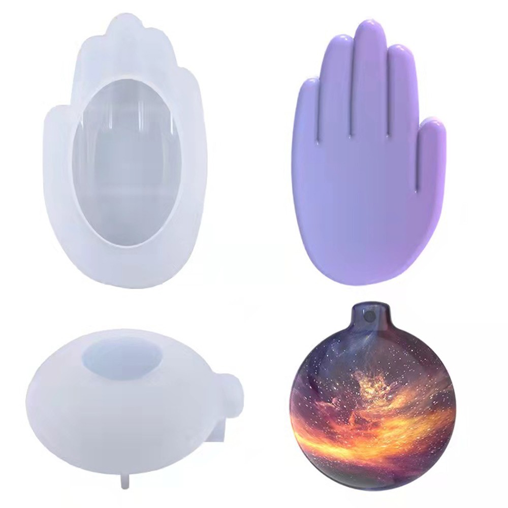 Khuôn Silicone Làm Bóng Đèn Uv Trang Trí