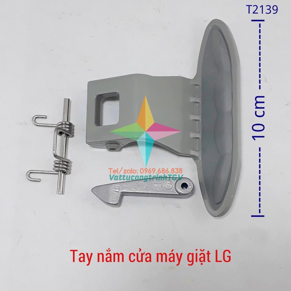 Tay nắm cửa thay thế cho máy giặt LG - 10 cm