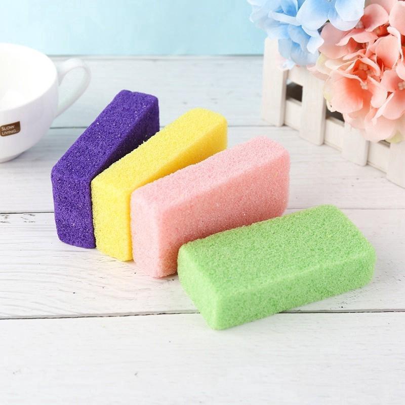 Miếng Bọt Biển Đá Bọt Biển Tẩy Tế Bào Chết Chăm Sóc Bàn Chân Màu Sắc Ngẫu Nhiên