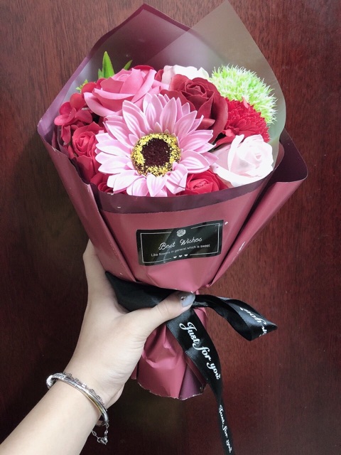 Bó Hoa Hồng Sáp Flower Soap 2019 (đỏ)