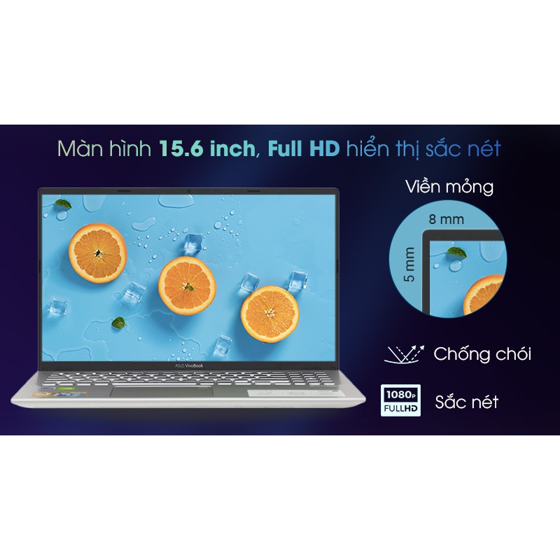 (Mới) Laptop Asus Vivobook A512FA - A412F (Core i3-i5 TH10 - Ram 4/8GB - NVIDIA GeForce MX250 2GB SSD M2) - Chính Hãng