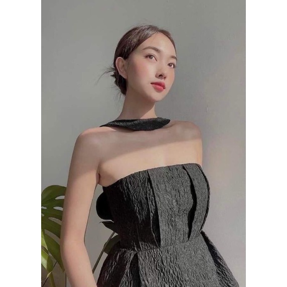 ❤Áo cúp gấm dây cổ sang chảnh💯💯