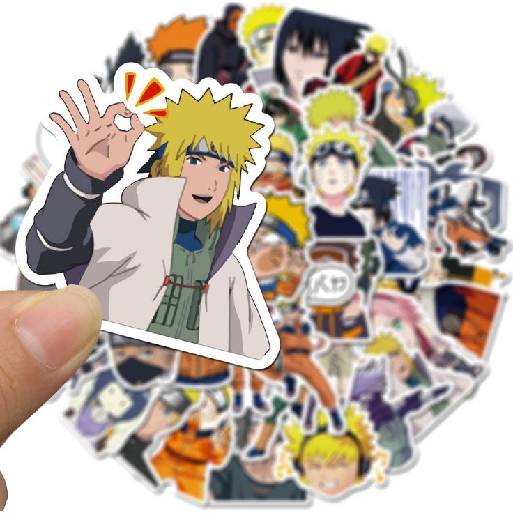 Sticker NARUTO SASUKE nhựa PVC không thấm nước, dán nón bảo hiểm, laptop, điện thoại, Vali, xe, Cực COOL #108