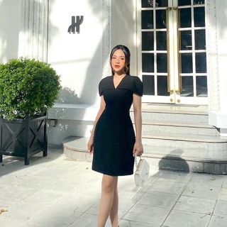Váy Trùm Vai Kaki Chun - Đen