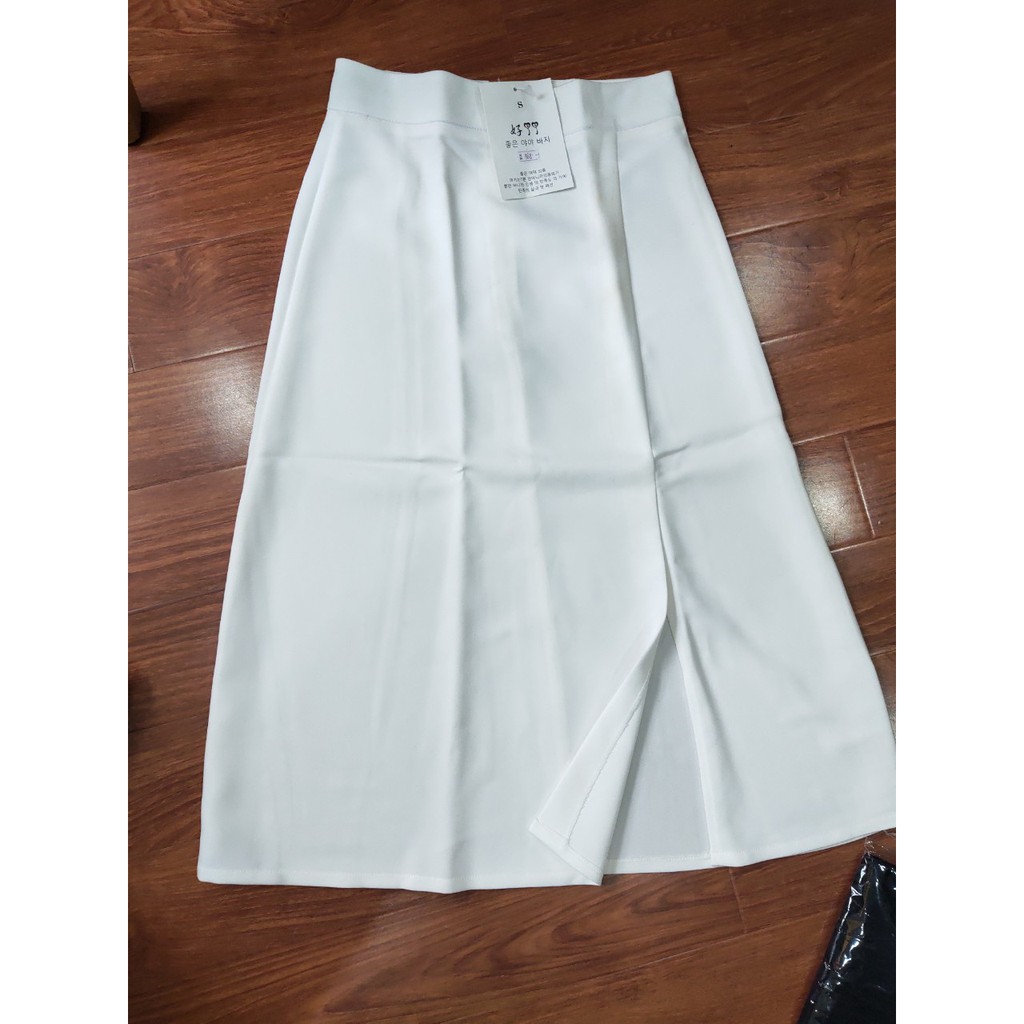 Chân váy dài midi chân váy chữ a xẻ bên siêu Hot | BigBuy360 - bigbuy360.vn