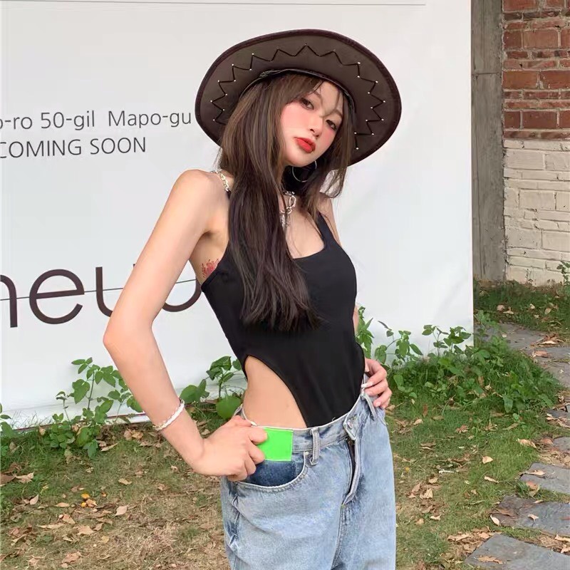 Bodysuit nữ sexy QUINCLOTHES khoét eo ,Jumpsuit nữ bigsize chất thun cotton,áo liền quần đi biển | BigBuy360 - bigbuy360.vn