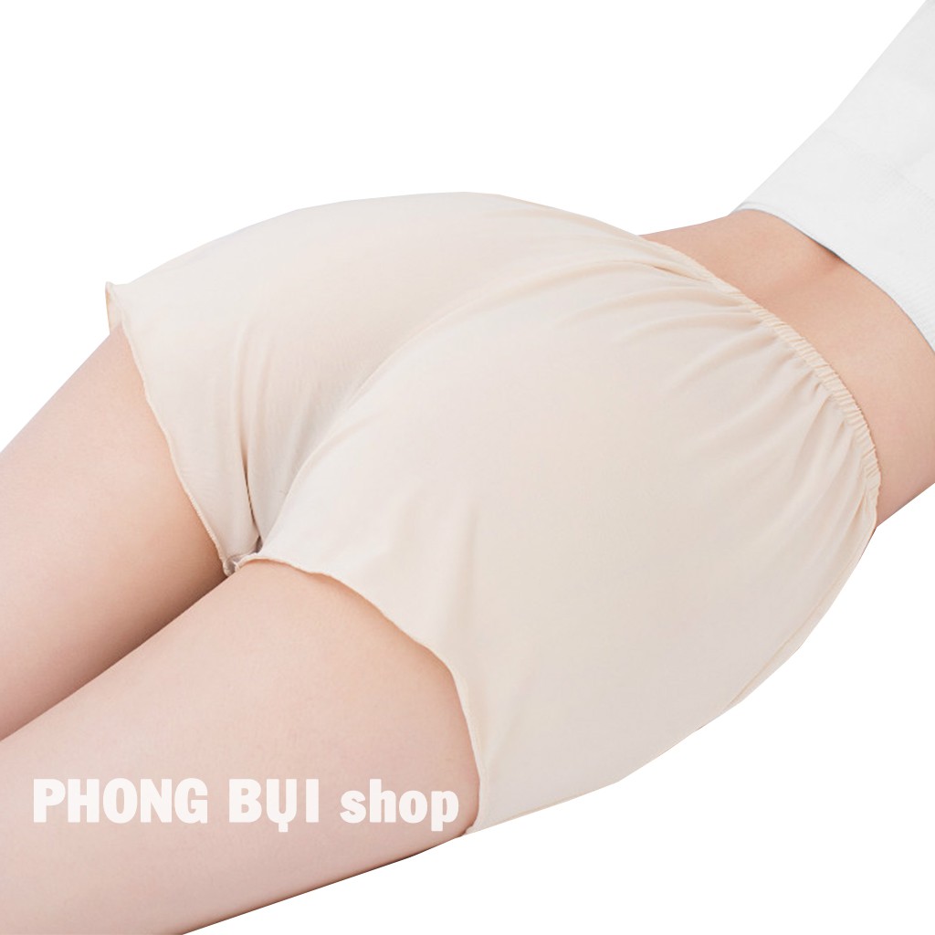 Quần Đùi Nữ Chất Lụa Satin Êm Mềm Freesize Từ 40kg-60kg Thoáng Mát Thời Trang Cho Mùa Hè