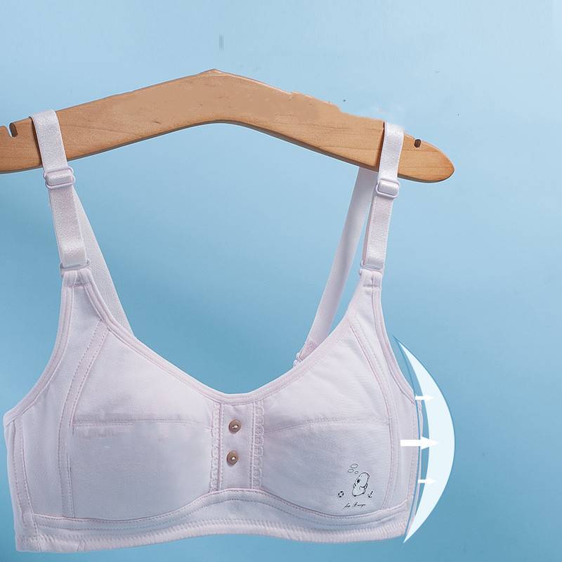 Doly Áo Ngực cotton Mỏng Không Gọng Thép Thời Trang Mùa Hè Cao Cấp Dành Cho Tuổi Teen / Bé Gái