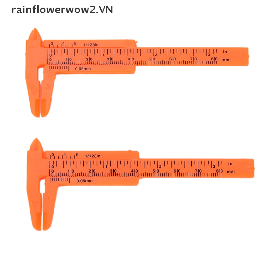 1 Thước Đo Lường Mini 80mm Bằng Nhựa