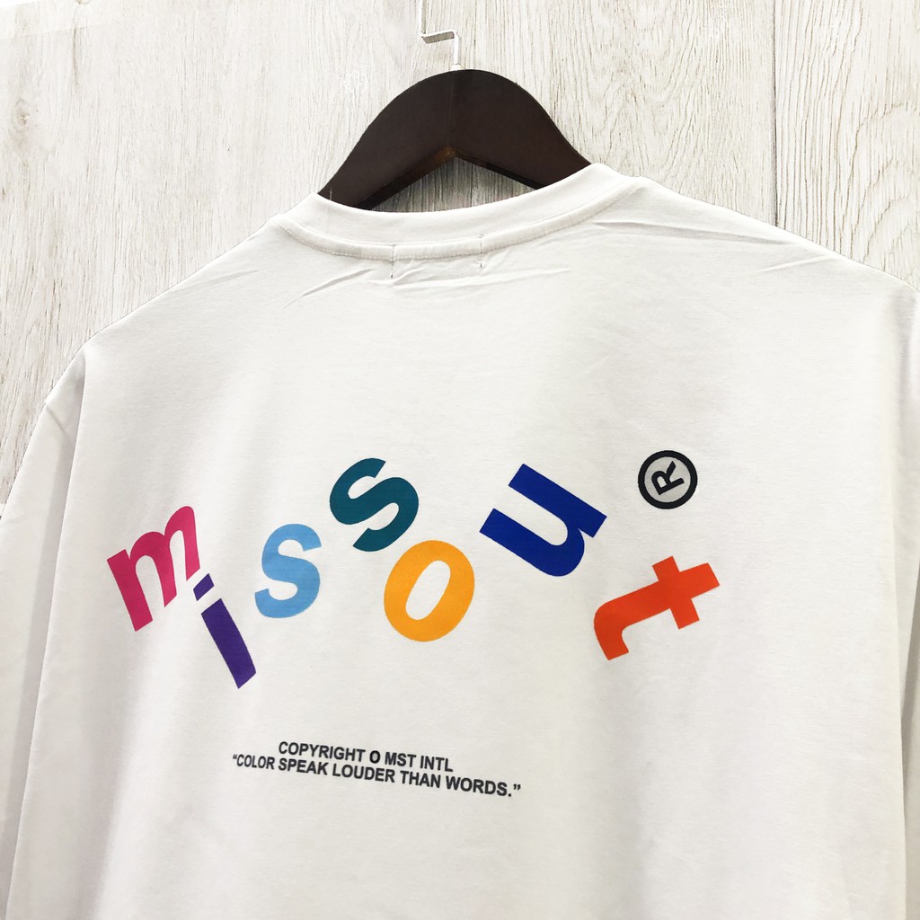 Áo thun nam MISSOUT, áo thun tay lỡ unisex, Dricco_official