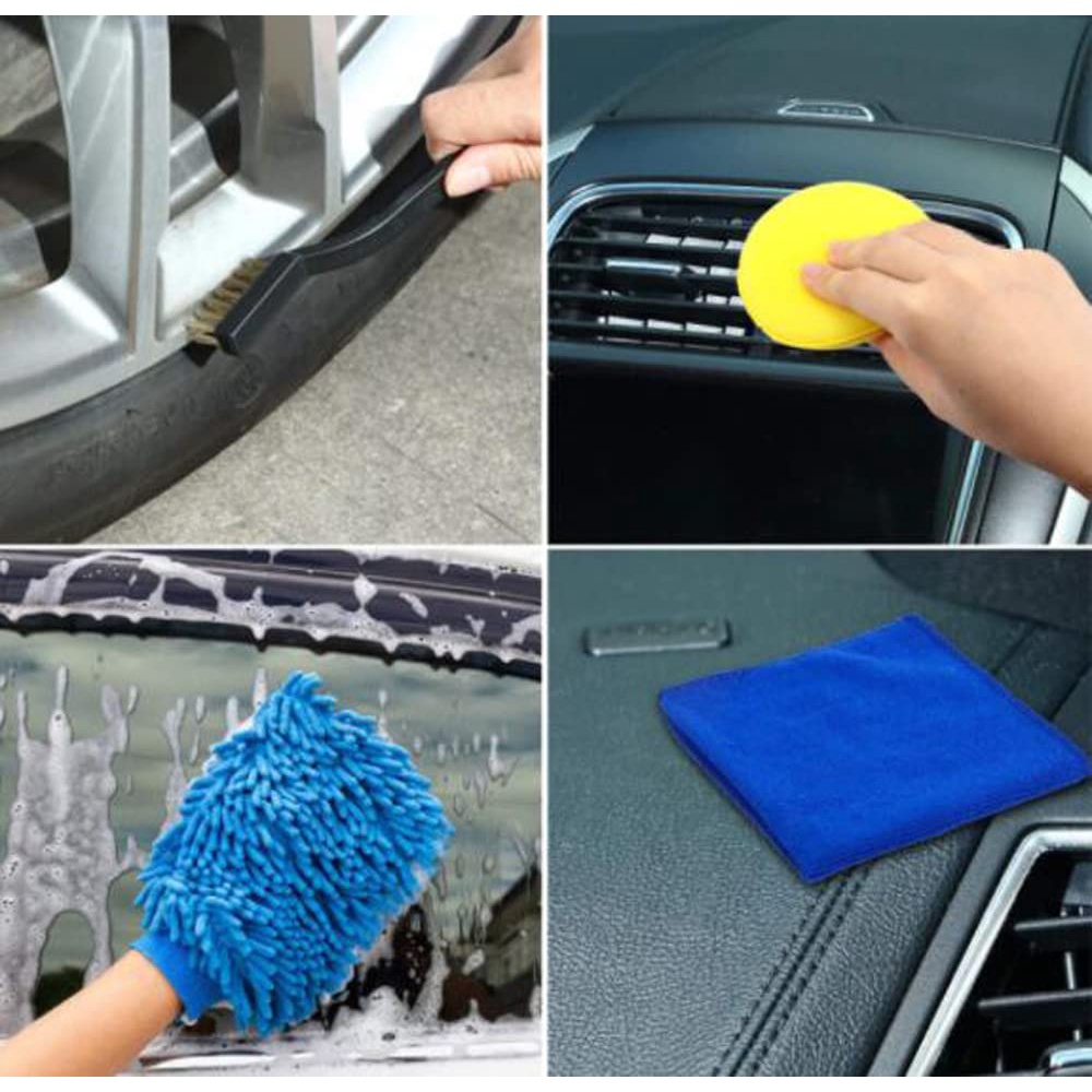 Bộ Dụng Cụ Rửa Xe Chăm Sóc Ô Tô Car Cleaning Tools Kit