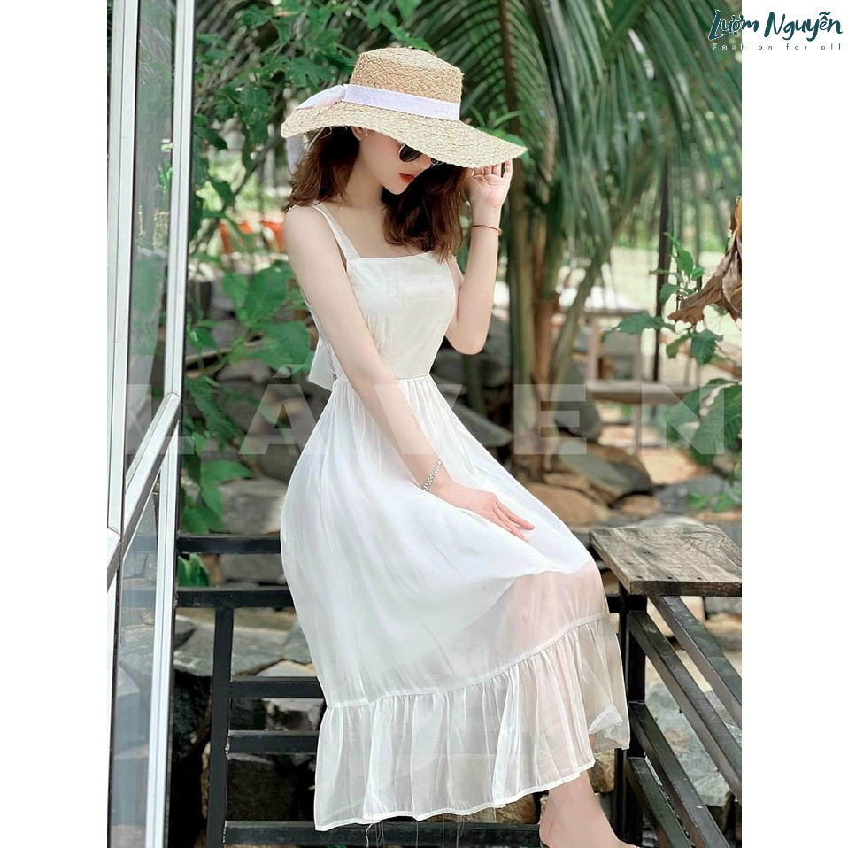 Maxi hai dây cho các nàng dạo phố dạo biển