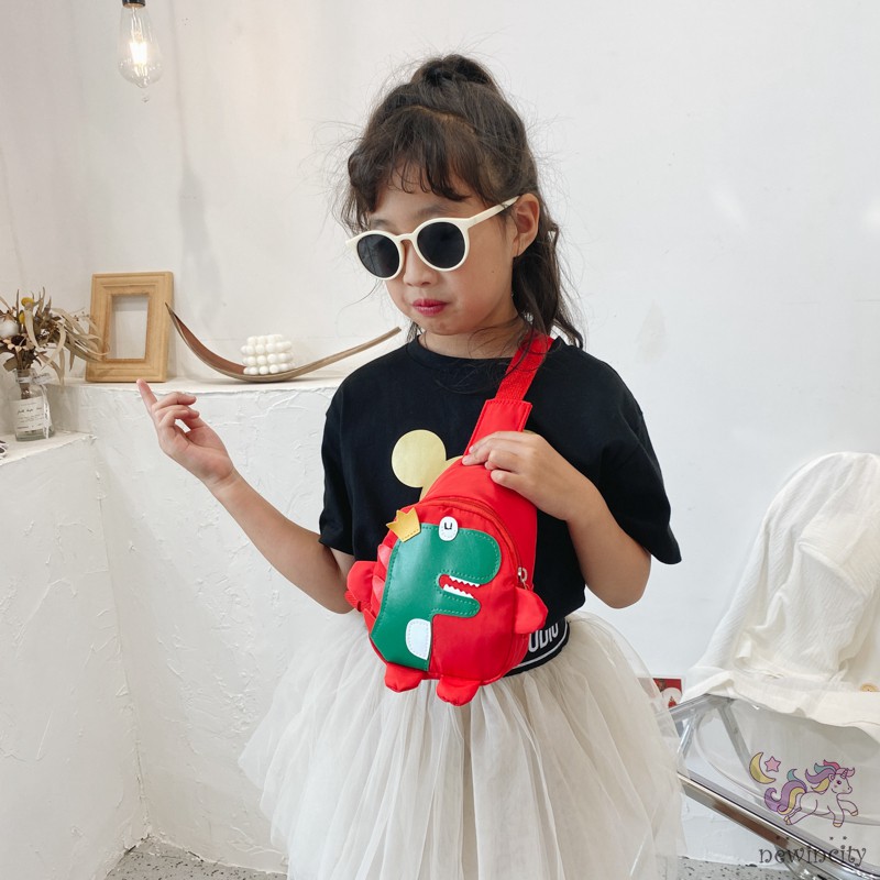 Túi Xách Hình Khủng Long Hoạt Hình Đáng Yêu Dễ Thương Cho Bé